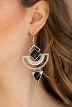Load image into Gallery viewer, Paparazzi Earring - Geo Gypsy - Black
