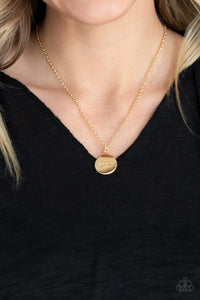Paparazzi Necklace - World's Best Grandma - Gold
