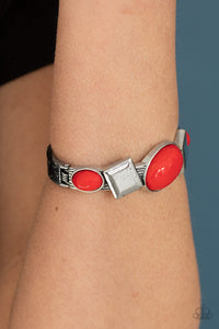 Paparazzi Bracelet - Abstract Appeal - Red
