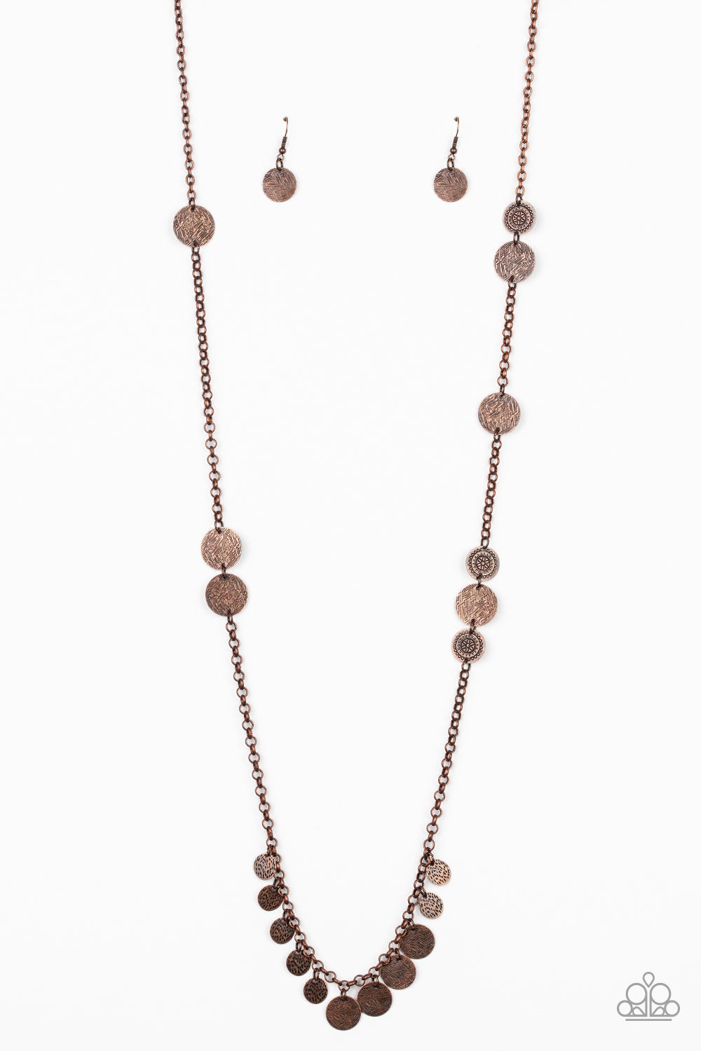 Paparazzi Necklace - Trailblazing Trinket - Copper