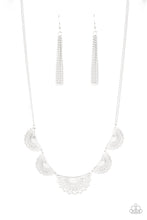 Load image into Gallery viewer, Paparazzi Necklace - Fanned Out Fashion - Silver

