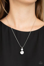 Load image into Gallery viewer, Paparazzi Necklace - Top Dollar Diva - White
