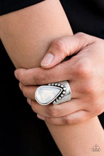 Load image into Gallery viewer, Paparazzi Ring - Opal Mist - White
