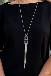 Paparazzi Necklace - Times Square Stunner - Silver
