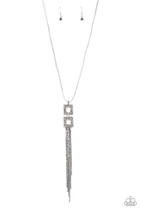 Paparazzi Necklace - Times Square Stunner - Silver