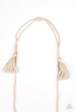 Load image into Gallery viewer, Paparazzi Necklace - Macrame Mantra - White
