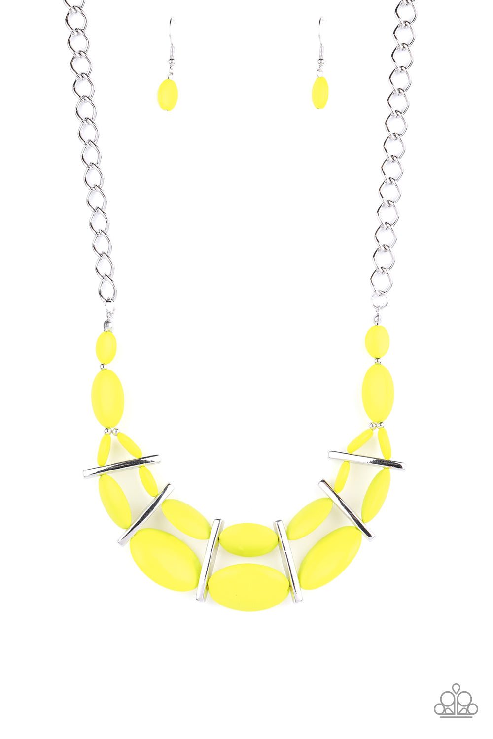 Paparazzi Necklace - Law of the Jungle - Yellow