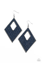 Load image into Gallery viewer, Paparazzi Earring -Woven Wanderer - Blue
