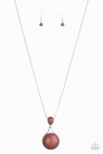 Load image into Gallery viewer, Paparazzi Necklace - Desert Pools - Brown

