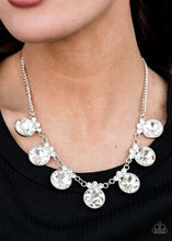 Load image into Gallery viewer, Paparazzi Necklace - GLOW-Getter Glamour - White
