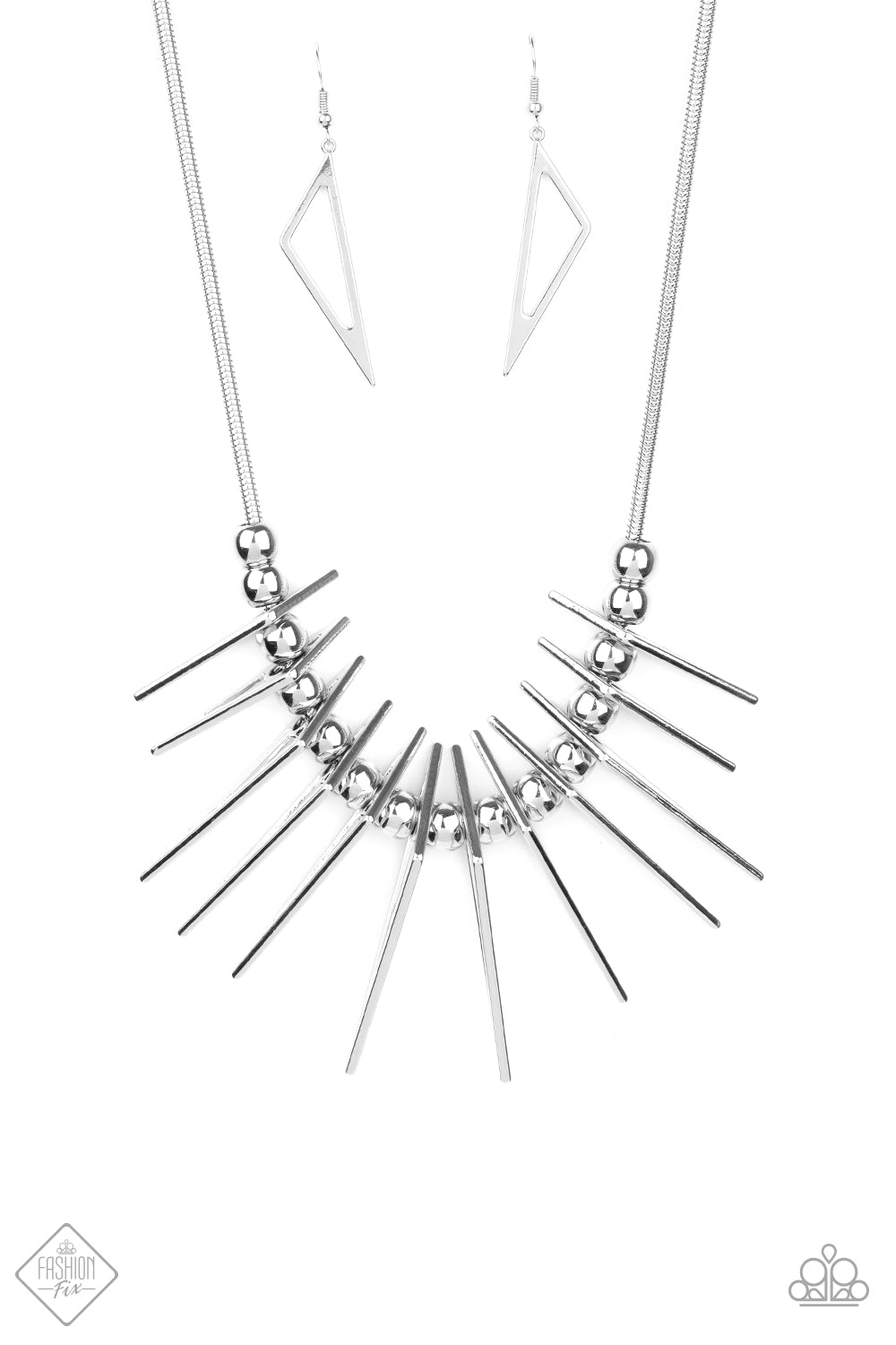 Paparazzi Necklace - Fully Charged - Silver