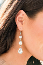 Load image into Gallery viewer, Paparazzi Earring - Unpredictable Shimmer - White
