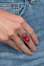 Load image into Gallery viewer, Paparazzi Ring - Mojave Mosaic - Red
