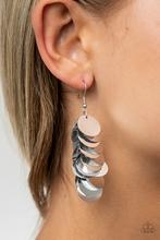 Paparazzi Earring -Now You SEQUIN It - Silver