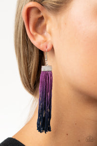 Paparazzi Earring -Dual Immersion - Purple