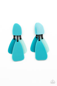 Paparazzi Earring -All FAUX One - Blue
