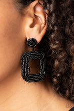 Load image into Gallery viewer, Paparazzi Earring -Beaded Bella - Black
