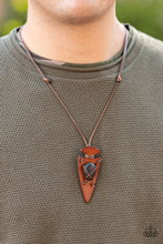 Load image into Gallery viewer, Paparazzi Necklace - Hold Your ARROWHEAD Up High - Black
