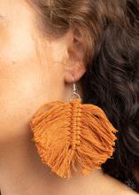 Load image into Gallery viewer, Paparazzi Earring -Macrame Mamba - Brown

