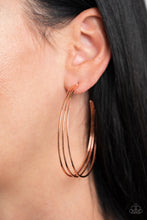Load image into Gallery viewer, Paparazzi Earring -Rimmed Radiance - Copper
