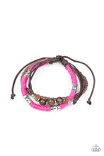 Load image into Gallery viewer, Paparazzi Bracelet - Totally Tiki - Pink
