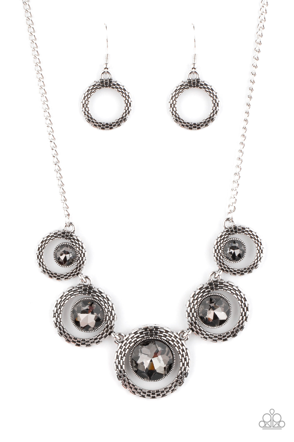 Paparazzi Necklace - PIXEL Perfect - Silver