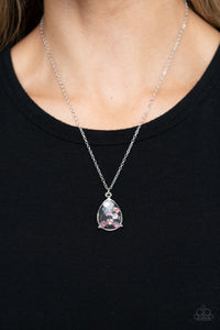 Paparazzi Necklace - Stormy Shimmer - Pink