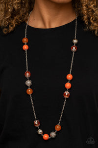 Paparazzi Necklace - Fruity Fashion - Orange