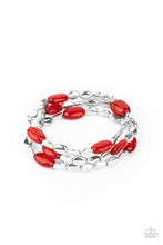 Load image into Gallery viewer, Paparazzi Bracelet - Sorry to Burst Your BAUBLE - Red

