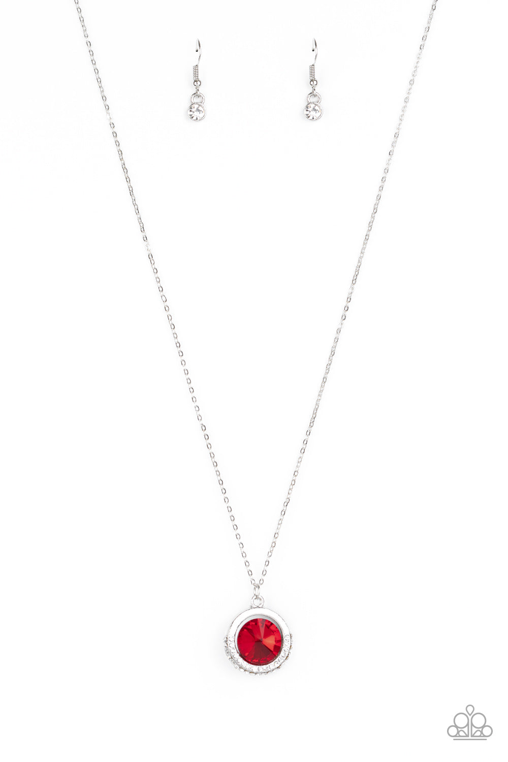 Paparazzi Necklace - Trademark Twinkle - Red