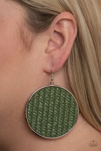Load image into Gallery viewer, Paparazzi Earring -Wonderfully Woven - Green

