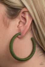 Load image into Gallery viewer, Paparazzi Earring -TWINE and Dine - Green
