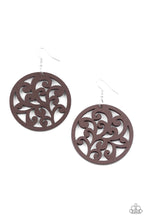 Load image into Gallery viewer, Paparazzi Earring -Fresh Off The Vine - Brown
