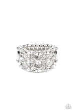 Load image into Gallery viewer, Paparazzi Ring - Diva Diadem - White
