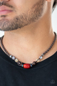 Paparazzi Necklace - Put Up A BEACHFRONT - Red