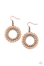 Load image into Gallery viewer, Paparazzi Earring -Radiating Radiance - Copper

