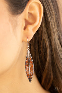 Paparazzi Earring -Hearty Harvest - Brown