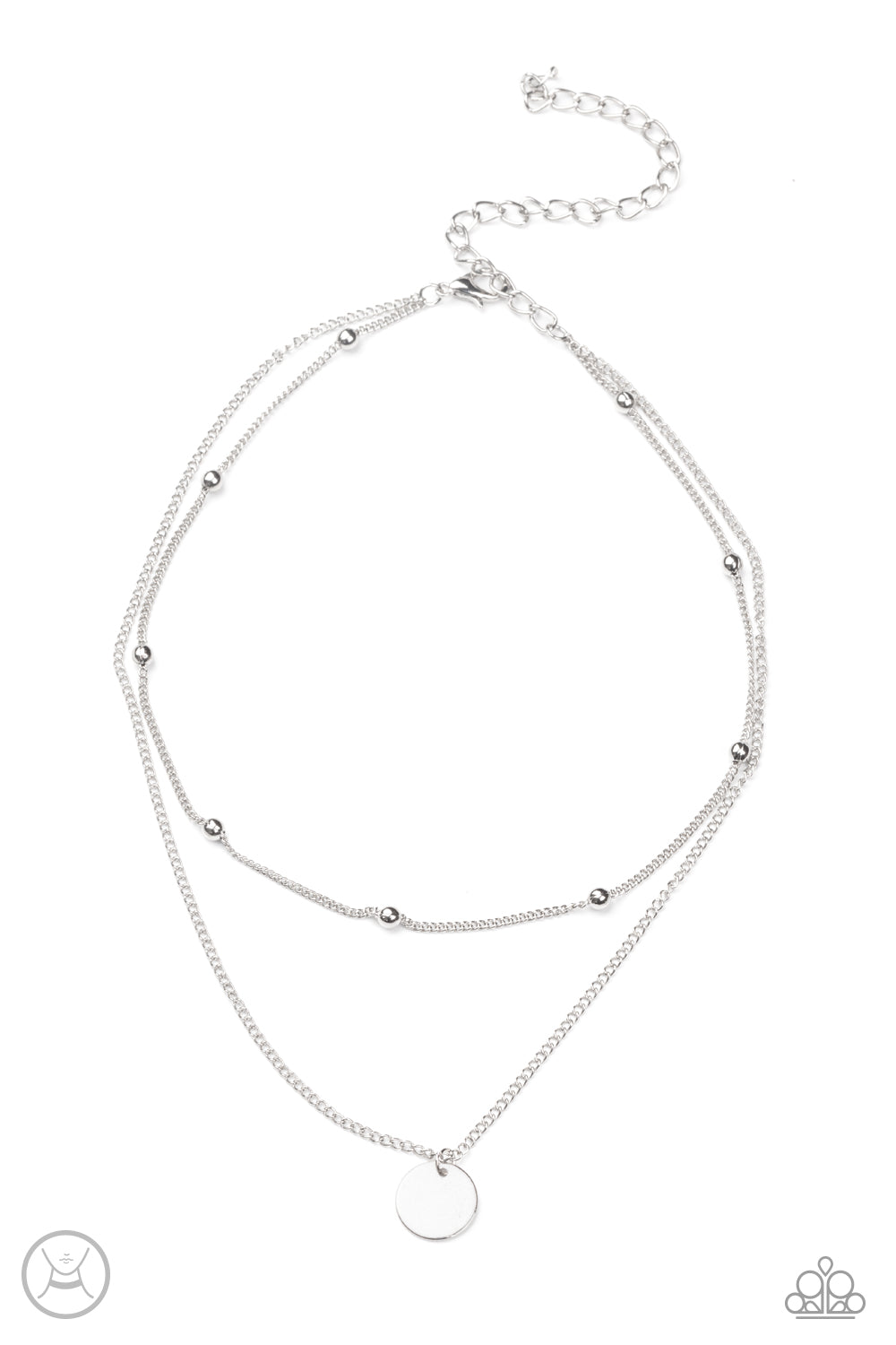 Paparazzi Necklace - Modestly Minimalist - Silver