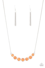 Load image into Gallery viewer, Paparazzi Necklace - Serenely Scalloped - Orange
