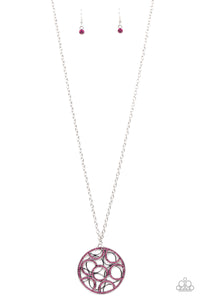 Paparazzi Necklace - Thanks a MEDALLION - Pink
