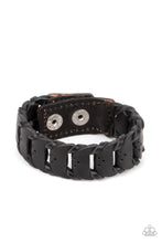 Load image into Gallery viewer, Paparazzi Bracelet - Knocked for a Loop - Black
