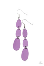 Load image into Gallery viewer, Paparazzi Earring -Rainbow Drops - Purple
