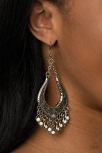 Load image into Gallery viewer, Paparazzi Earring - Sahara Fiesta - White
