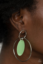Load image into Gallery viewer, Paparazzi Earring - POP, Look, and Listen - Green
