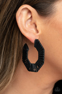 Paparazzi Earring -Fabulously Fiesta - Black