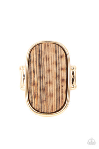 Paparazzi Ring - Reclaimed Refinement - Gold