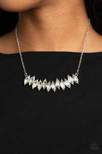 Paparazzi Necklace - Icy Intensity - White