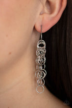Load image into Gallery viewer, Paparazzi Earring - Long Live The Rebels - Silver
