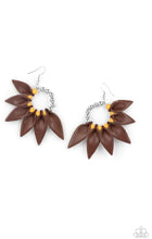 Load image into Gallery viewer, Paparazzi Earring - Flower Child Fever - Orange
