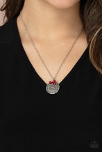 Load image into Gallery viewer, Paparazzi Necklace - Simple Blessings - Red

